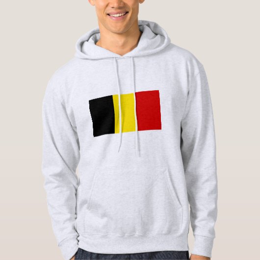 Veste À Capuche Le drapeau de la Belgique (Devant)