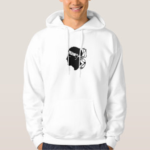 Veste À Capuche Le drapeau de région de la France Corse d'île de
