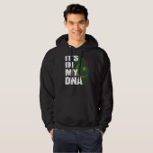 Veste À Capuche Le drapeau mauritanien est dans mon ADN (Devant entier)