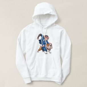 Veste À Capuche Le Duo Dynamique : Le Singe et le Bulldog dans le