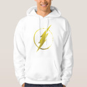 Veste À Capuche Le Flash | Emblème de la poitrine jaune (Devant)