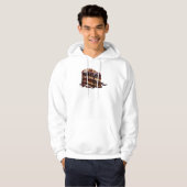Veste À Capuche Le gâteau au chocolat multi-couche indulgent de Sl (Devant entier)