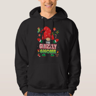 Veste À Capuche Le Grizzly Gnome Matching Famille Joyeux Noël