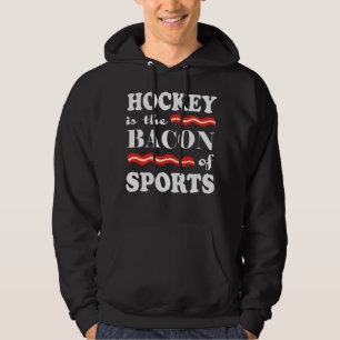 Veste À Capuche Le hockey est le bacon des sports