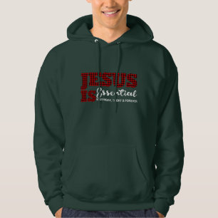 Veste À Capuche Le Jésus-Christ est essentiel, mignon, plaid
