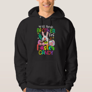 Veste À Capuche Le Lapin Mange Des Oeufs De Chocolat Vont Échanger
