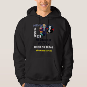 Veste À Capuche Le Masque De Héros De Première Ligne Est Requis Lo
