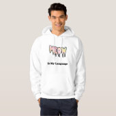 Veste À Capuche LE MIAOU Est Ma Langue (Devant entier)
