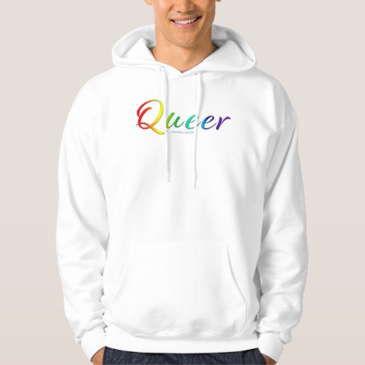 Veste À Capuche Le mot unique expressif et étrange de SlipperyJoe (Devant)