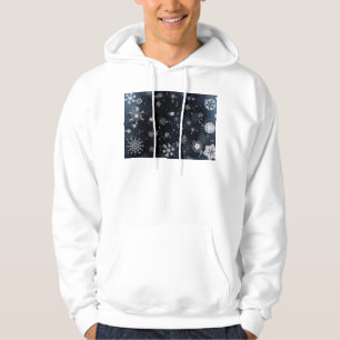 Veste À Capuche Le Noël de SlipperyJoe, hiver magique paisible à