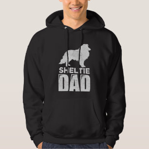 Veste À Capuche Le père de Shelton Dad Shetland Sheepdog