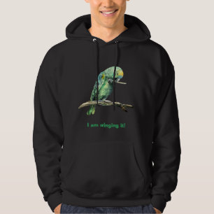 Veste À Capuche Le perroquet vert qui l'émeut