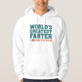 Veste À Capuche Le plus grand Farter du monde (Devant)