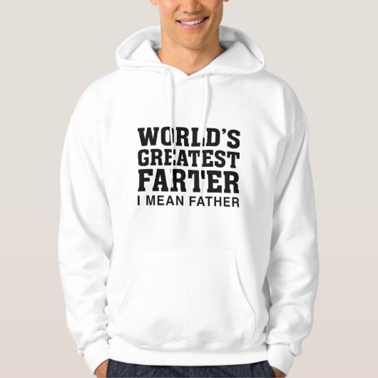 Veste À Capuche Le plus grand Farter du monde (Devant)