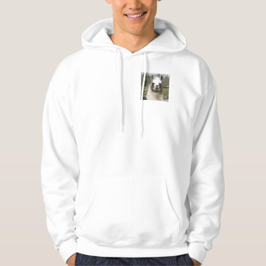 VESTE À CAPUCHE LE QUOTIDIEN LAMA (Devant)