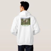 VESTE À CAPUCHE LE QUOTIDIEN LAMA (Dos entier)