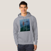 Veste À Capuche Le Requin Drôle Veut La Poutarde, (Devant entier)