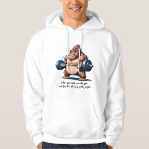 Veste À Capuche Le Roi de la Jungle à la Salle de gym