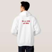 Veste À Capuche Le rugby n'est pas simplement un sport… (Dos entier)