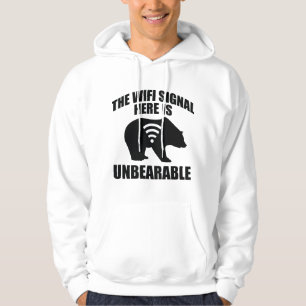Veste À Capuche Le Signal Wifi Est Insupportable
