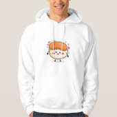 Veste À Capuche Le Sushi Est Ma Saint Valentin (Devant)