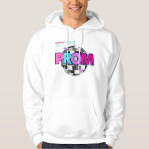 Le sweat-shirt à capuche blanc unisexe The Prom Ov