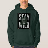 Veste À Capuche Le T-Shirt Face Leopard Stay Wild (Devant)