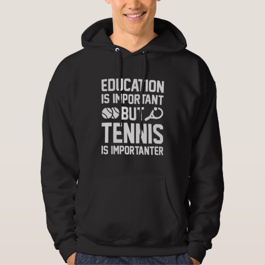 Veste À Capuche Le Tennis Est Important (Devant)