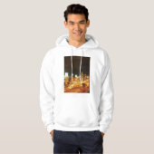 Veste À Capuche Le trafic et monument de nuit (Devant entier)