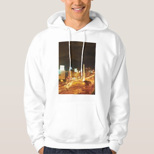 Veste À Capuche Le trafic et monument de nuit (Devant)