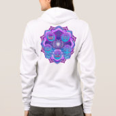 Veste À Capuche Le troisième oeil Chakra Mandala (Dos)