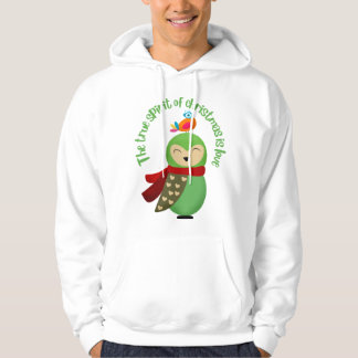 VESTE À CAPUCHE LE VÉRITABLE ESPRIT DE NOËL EST LOVE HELLO 2022