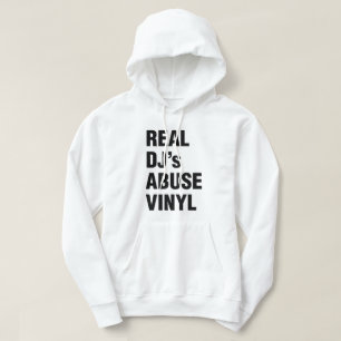 VESTE À CAPUCHE LE VINYLE DE LA VIOLENCE DE VÉRITABLE DJ