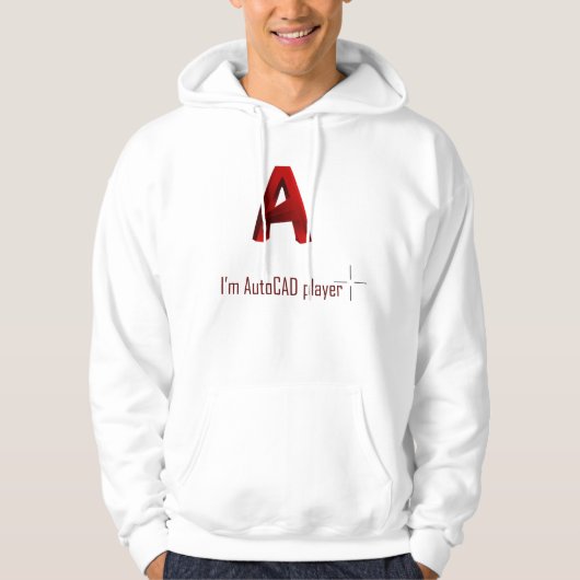 Veste À Capuche Lecteur AutoCAD (Devant)