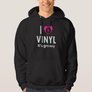 Veste À Capuche Lecteur de disque musical vinyle stéréo A