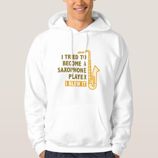 Veste À Capuche Lecteur saxophone (Devant)