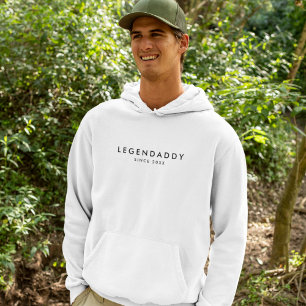 Veste À Capuche Legendaddy depuis pour légendaire Dads minimaliste