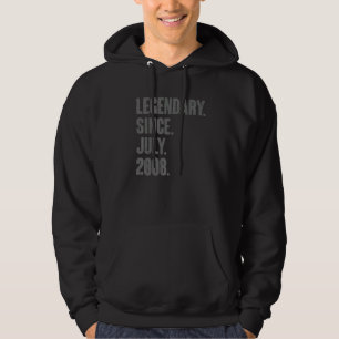 Veste À Capuche Légendaire depuis juillet 2008 14 ans 14e annivers