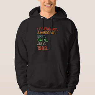 Veste À Capuche Légendaire Épopée stupéfiante depuis juillet 1983