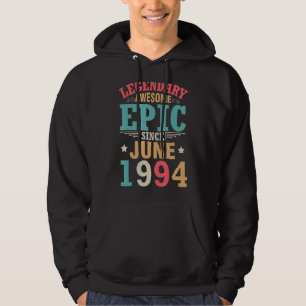 Veste À Capuche Légendaire Épopée stupéfiante depuis juin 1994 Ann