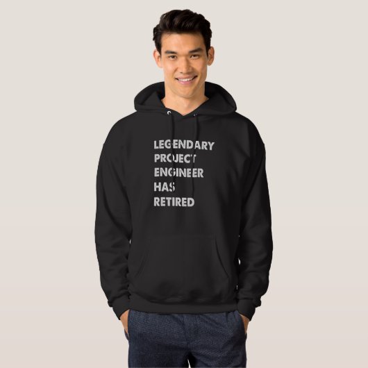 Veste À Capuche Legendary Project Engineer Has Retired (Devant entier)