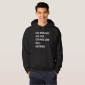 Veste À Capuche Legendary School Counselor Has Retired (Devant entier)