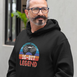 Veste À Capuche Légende 16 bits - Jeu vidéo rétro