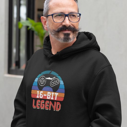 Veste À Capuche Légende 16 bits - Jeu vidéo rétro