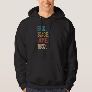 Veste À Capuche Légende depuis juin 1957 65 ans 65e anniversaire