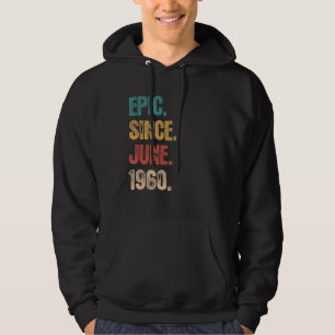 Veste À Capuche Légende depuis juin 1960 62 ans 62e anniversaire