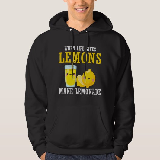 Veste À Capuche Lemonade Lover Children Fun Sour Citron Verre (Devant)