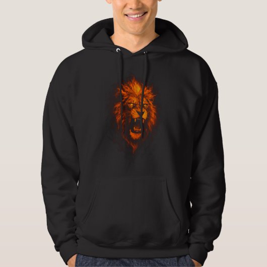 Veste À Capuche León de fuego Sudadera (Devant)