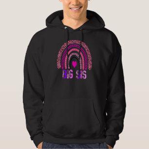 Veste À Capuche Leopard Arc-en-ciel Big Sis Soeur Fête des Mères M