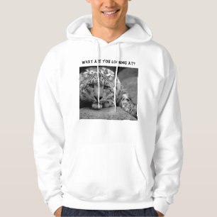 Veste À Capuche Léopard de neige Hoody - que regardez-vous ?